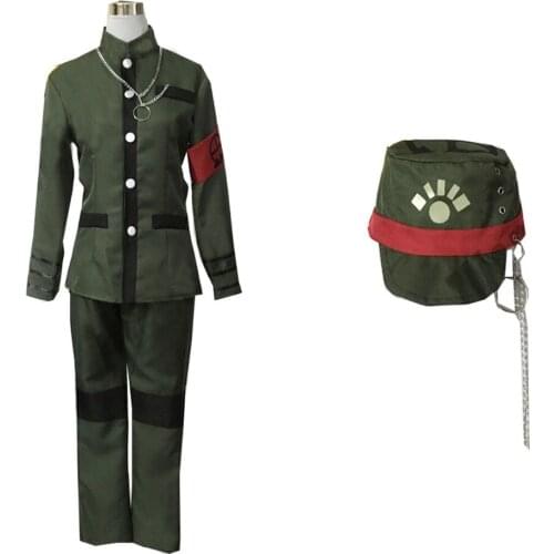2018 New Danganronpa V3 Korekiyo Shinguji Cosplay Costume Japanese Game Military Uniform Suit Outfit Clothes Two Styles Choosing