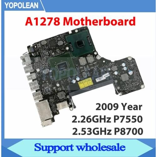 Original 2.53GHz P8700 Motherboard For Macbook Pro 13" A1278 Logic Board Mid 2009 EMC 2326 820-2530-A