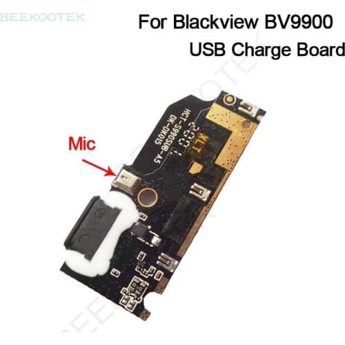 Original Blackview BV9900 Pro USB Board Flex Cable Dock Connector with Microphone Charger Circuits for BV9900 5.84" Mobile Phone