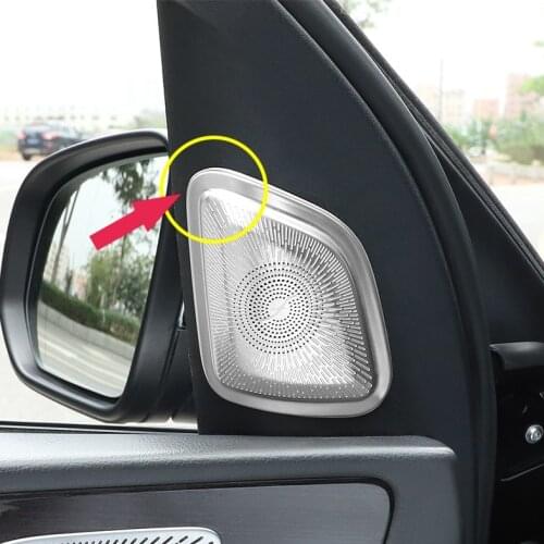 Front speaker cover trim for Mercedes GLE W167 V167 350 450 500e gls w167 450 500 550 x167 interior decoration accessories