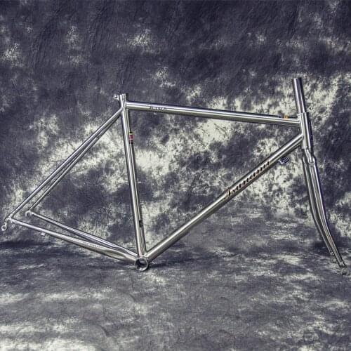 700C Bike Commuter Bicycle Reynolds 525 Chrome Molybdenum Steel Fixie Bike Frame 49cm 53cm 56cm 58cm 60cm Road bike Frame