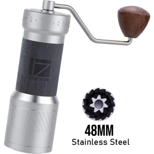 1Zpresso manual coffee grinder with magnets catch cup kplus mill for pour over Espresso stainless-steel heptagonal conical burr