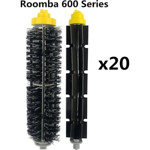 20set washable Accessories Side brush For irobot Roomba 600 Series621 625 630 640 650 660 670 Robotic Vacuum Cleaner Spare Part