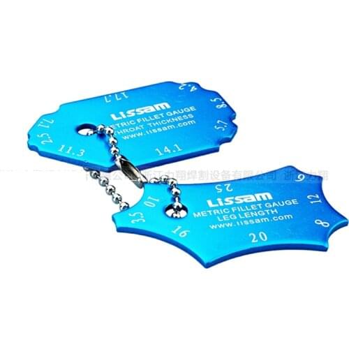 Welding Gauge key Pocket Gage Weld Seam Test Ulnar Inspection Ruler Accurate Weld Detection Scale