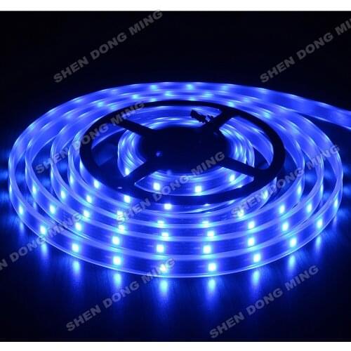 5M Changeable color RGB digital led strip Light SMD5050 60led/m 20IC Flexible led ribbon Waterproof IP67 WS2811 led strip pixel