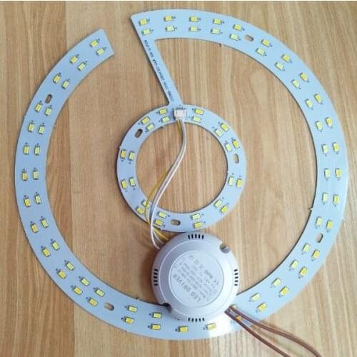Led ceiling lamp retrofit lamp panel circular ring energy-saving light source bulb lamp bead patch wick led lamp board 24w