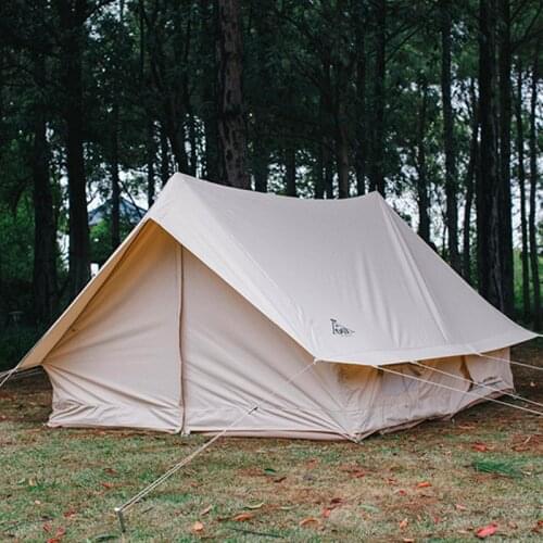 Offweek Outdoor Camping Travel 3-4 Person Cotton-polyester Roof Top Tent Mini House for Garden Park Beach