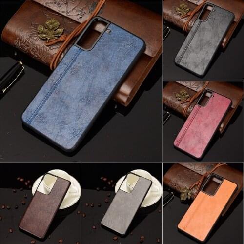 Vintage Case for Samsung Galaxy S21+ 5G S21 Case All-inclusive Shockproof Luxury Leather Cover for Samsung S21 Ultral Case