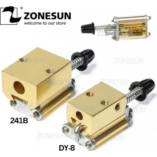 ZONESUN Mould holder of ribbon printer DY8 coding device heat head of stamping heat block HP241B printer letter die cave