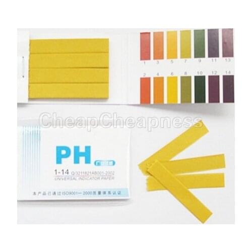 1PCS 031N 358A 80 Strips Full Range pH Alkaline Acid 1-14 Test Paper Water Litmus Testing Kit Hot Sale