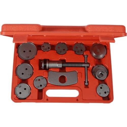 13pcs/set Auto Universal Disc Brake Caliper Car Wind Back Pad Piston Compressor Automobile Garage Repair Tool Kit Durable HWC