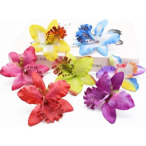 15 pieces Roses Wedding decoration Christmas decorations for home Garland Fake flowers Candy box Scrapbooking Brooches Headdress