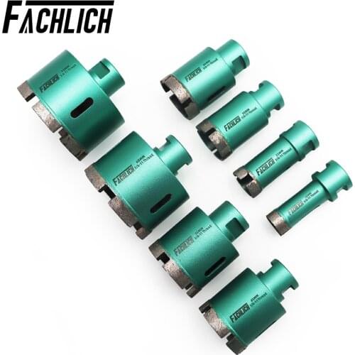 2pcs/pk Dia 20-75mm Welded Diamond Drilling Core Bits Wet Drill Bits Hole Saw Cutter For Drilling Marble Granite 5/8-11 thread