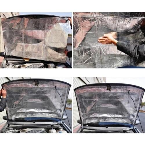 35% Hot Sales!!! Car Vehicle Hood Engine Thicken Aluminum Foil Sound Heat Insulation Mat Pad