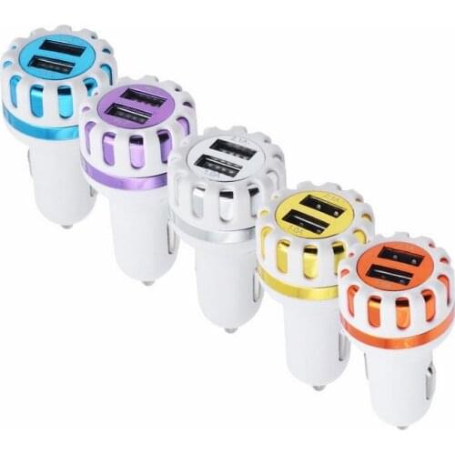 Dual Usb Car Charger Dc 5v/ 2.1a Fast Charging Adapter Universal Dual Usb Car-charger Adapter