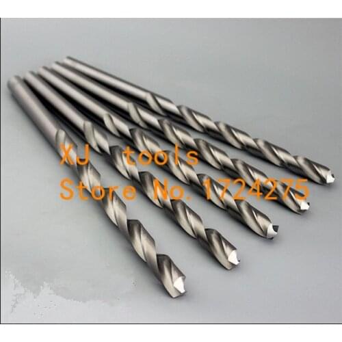 Free shipping 5 pcs lengthened straight shank drill Hemp flowers 12.6mm-14.0mm,straight shank drill bit, HSS Twist Drill