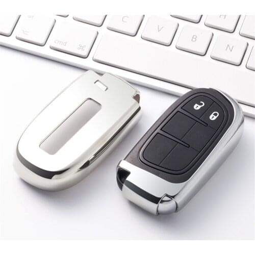 TPU Car Key Case Cover Key Protection Shell For Dodge Journey Charger Dakota Challenger Coupe Grand Caravan Anti-wear Key Bag