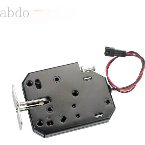 DC12V electric cabinet door lock 5v24v small electromagnetic lock unmanned vending machine electronic lock mini mailbox lock