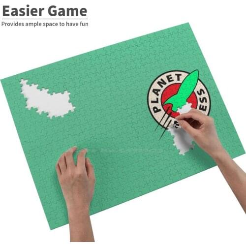 Old B Jigsaw Puzzle Educational Puzzle Games Toys Bender Cartoon Tv Fry Funny Science Fiction Comedy Cool Fun Hank Leela Robot