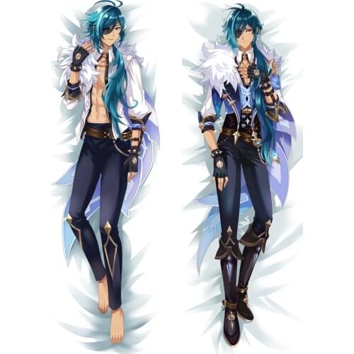 Game Genshin Impact Cavalry Captain Kaeya Alberch Pillow Case Dakimakura Cosplay Cartoon Kawaii Accessories Prop