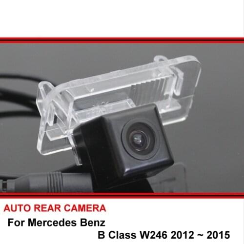 Fisheye SONY For Mercedes Benz B Class W246 2012 - 2015 Car Reverse Backup HD CCD Rearview Parking Rear View Camera Night Vision