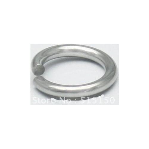 1000pcs Strong 316L Silver Color Stainless Steel Jump Ring 1.4*8mm, Suit for DIY Necklace, Free Shipping