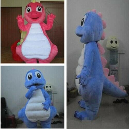 Halloween Dinosaur Mascot Costume Cosplay Party Outfits Clothing Carnival Adults