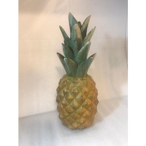 Fashion pineapple statue home office decoration abstract table decor living room resine gift decorative accessories vintage