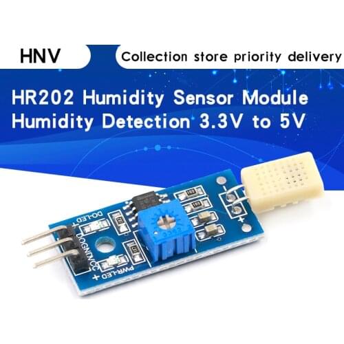 HR202 Humidity Sensor Module Humidity Testing Module Humidity Detection 3.3 V to 5 V