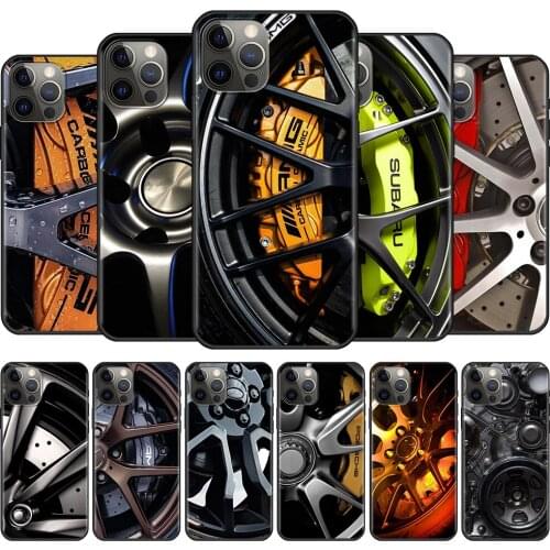 Soft Cover For Apple iPhone 11 Pro Max 13 12 Mini XR XS X 8 7 6S 6 SE 2020 Black Case TPU Fundas Silicone Capa Sport Car Hub