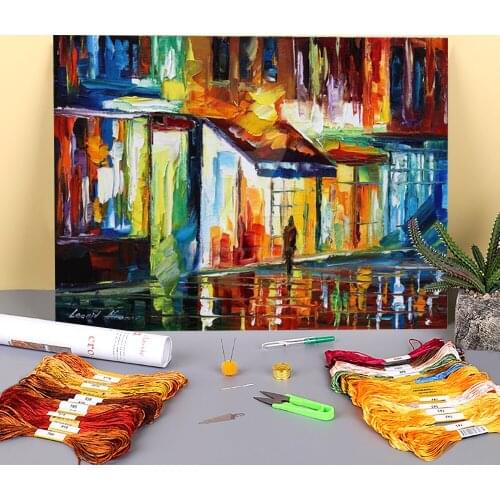 Desperation Pre-Printed 11CT Cross Stitch Embroidery Kit DMC Threads Handmade Craft Knitting Painting Counted Room Mulina