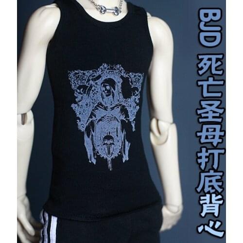 1/6 1/4 1/3 scale BJD punk vest for BJD/SD clothing doll accessories,Not included doll,shoes,wig,and other accessories 18D1165