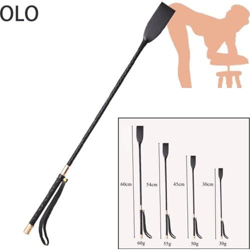 2021 BDSM 60/54/45/30 CM PU Leather Spanking Paddle Long Whip Flirting Bondage Sex Toys For Woman Adults Role Play SM Products