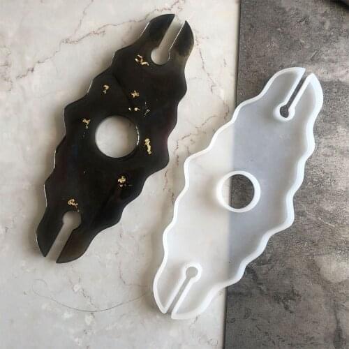 Wine tray/manual DIY coaster silicone mold decoration tool UV resin clay mold table accessories kitchen utensils