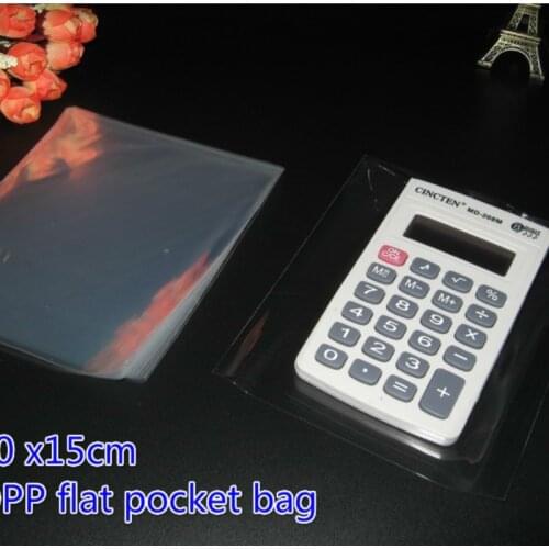 Almacenamiento Comida Clear Cellophane Bags 10x15cm Transparent Opp Cosmetic Plastic Reservoir Bag Gift Candy Tools Flat Pocket