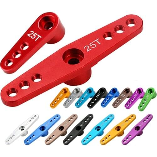 25T RC Servo Arm Horn Aluminum Alloy Extension RC Tools for Futaba MG996 MG995 Servo 1/10 RC Car Crawler Model Toys Spare Parts