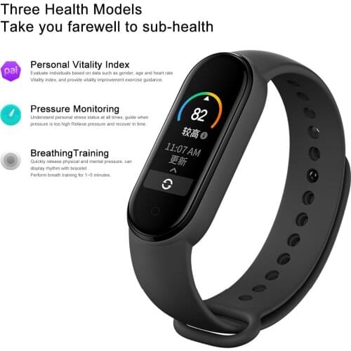 Xiaomi Mi Band 5 Color AMOLED Sleep Step Swim Sport Monitor APP Miband 5 Fashion sports smart Band multifunction Wriststrap