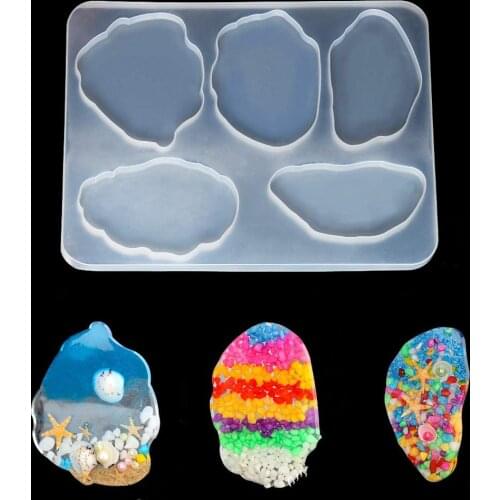 Table Decoration Coaster Set Multi-Standard Cup Mat Silicone Molds DIY Crystal UV Glue Epoxy Resin