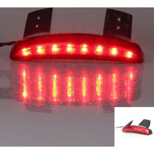 Motorcycle LED Tail Light Taillight For Harley Davidson XL 1200X Forty-Eight 2010 2011 2012 2013 2014 ABS Plastic Red / Smoke