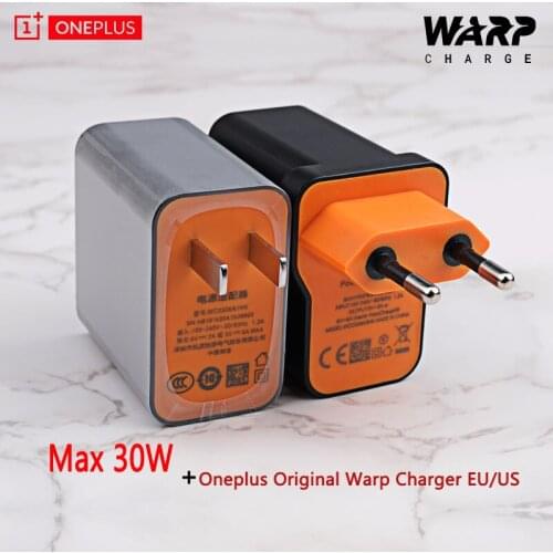 Oneplus 7t pro Charger 30W Warp Charging Mclaren 5V/6A Quick Dash Charger A plus 7 7t 6 6t 5 5t 3 3t with 4A nylon USB 3.1 Cable