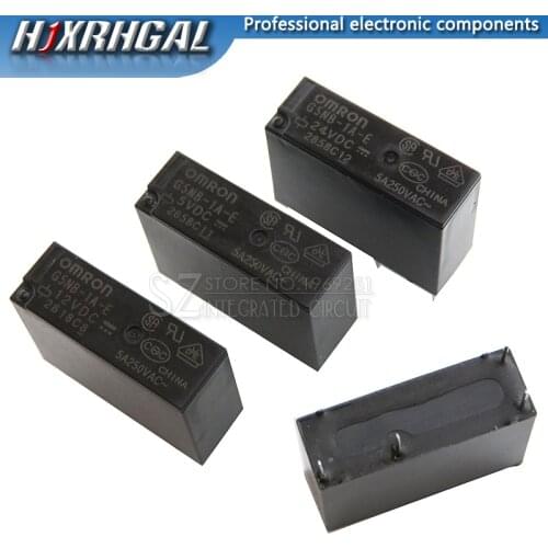 1PCS 5V 12V 24V Power Relays G5NB-1A-E- 5VDC 12VDC 24VDC 5A 250VAC 4PIN