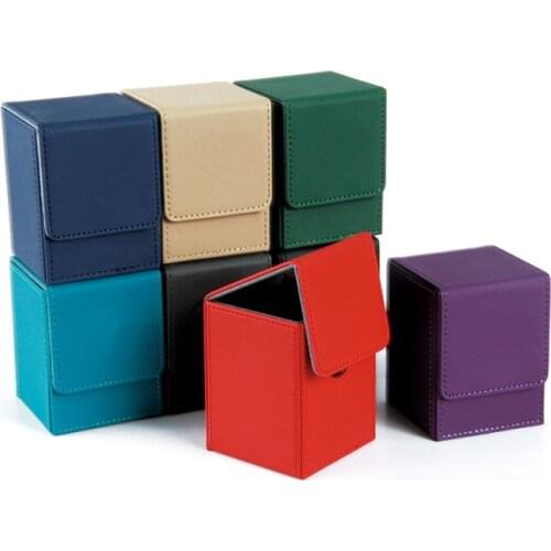 100+ PU Deck Box Sidewinder Large Capacity container Collection Sleeved Card Case PVC Trading Card Holder Board Game MTG Pokemon