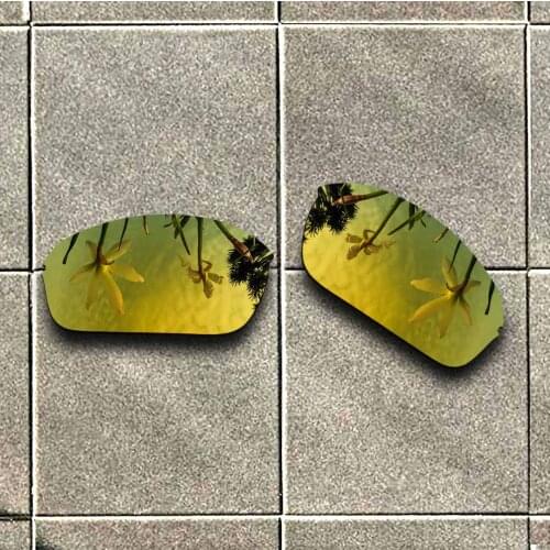 24K Gold Polarized Sunglasses Replacement Lens for-Oakley Half Wire 2.0 Frame 100% UV Protection Good Fitness