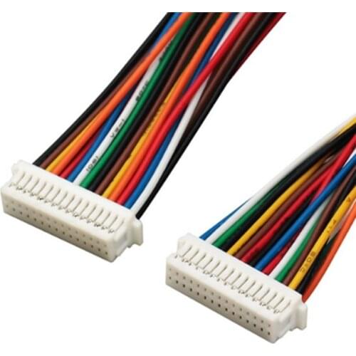 28AWG 150MM SHD SH 1.0 1.0mm 0.039 SHDR Series 1.0 mm SHDR20VSBP pitch Connector Wire Harness double head customization made