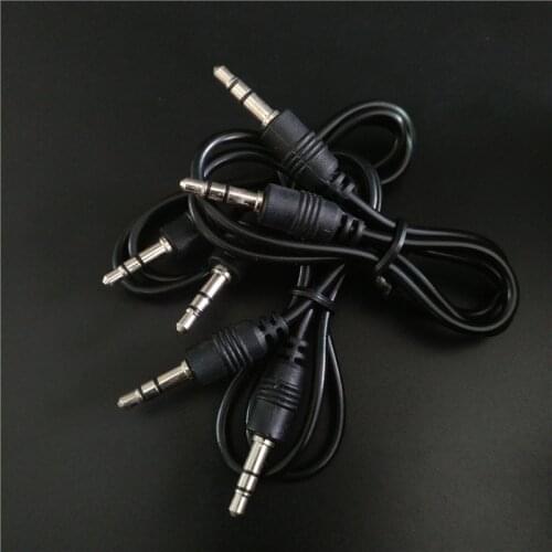 500pcs/50cm Audio cable 0.5m short 3.5mm Jack Car AUX Cable Male to Male Auxiliary Stereo Audio Cable Cord for iPhone Huawei