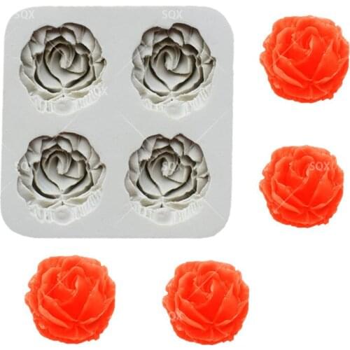 Free Shopping 4PCS Roses Cake Baking Molds,Cake Decorating Tools Pastry Tools Kitchen Accessories SQ16386