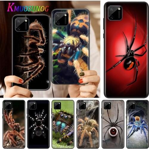 Spider Fly-Flap Animal Silicone Cover For Realme V15 X50 X7 X3 Superzoom Q2 C11 C3 7i 6i 6s 6 Global Pro 5G Phone Case