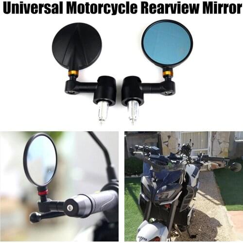 For KTM Duke 390 Honda CB500X XL883 Kawasaki Z900 Motorcycle Handlebar Rearview Rear View Mirror Bicycle Handle Back View Mirror