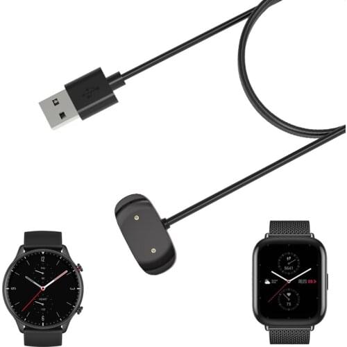 Dock Charger Adapter USB Charging Cable Cord for Amazfit GTR2/GTR 2E /GTS 2 GTS2 Mini/Bip U/Pro/Pop/Zepp E Sport Smart Watch