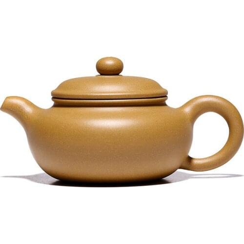 Yixing Purple Clay Pot Pure Handmade Raw Ore Authentic Duan Mud Antique Household Teapot Kong Fu Tea Set Drinkware For Green Tea